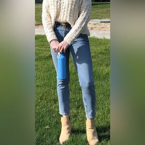 Re/Done Women’s Sky Blue Boyfriend Jeans